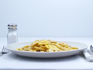 موز، خشک شده یا پودر موز